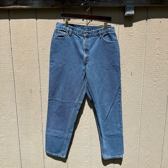 Levi's Denim - Vintage Levis 550 Jeans Womens 16 MIS M High Rise Relaxed Fit Tapered Leg
